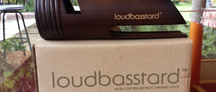 Loubasstard bamboo amplifier speaker