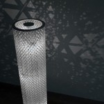 Elegant Light Shade Created from Recycled Drink Boxes by Designer Ed Chew