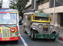 Philippine Electric jeepney - Public transport vehicle