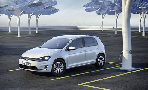 volkswagen electric cars, e-Up! and e-Golf